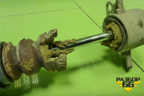 Амортизатор задний левый (дубликат) (DG02139) для Opel Corsa D с 2006-2014г (Корса Д)