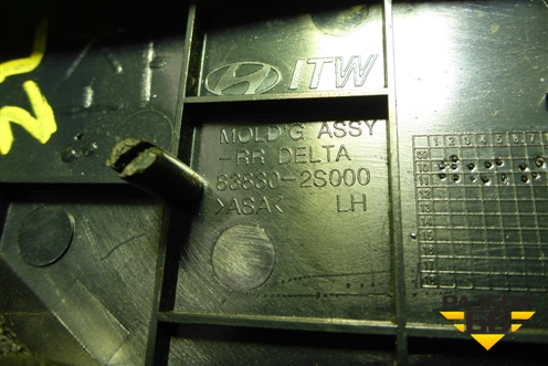 Накладка двери задней левой уголок (838302S000) для Hyundai ix 35 с 2010г (Ай икс 35)