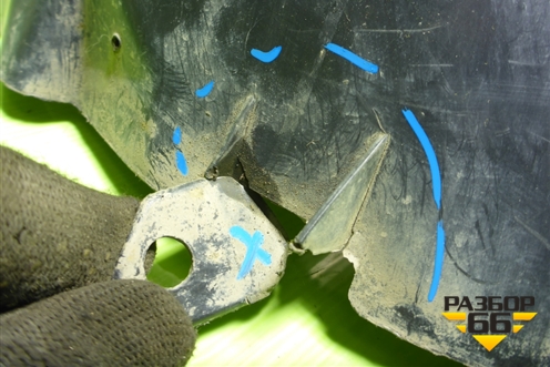 Локер передний левый (дубликат) (OPL15CO008) для Opel Corsa D с 2006-2014г (Корса Д)