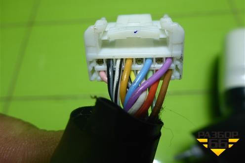 Зеркало левое электрическое (13 контактов без камеры) для Toyota Land Cruiser (300) с 2021г (Ленд Крузер)