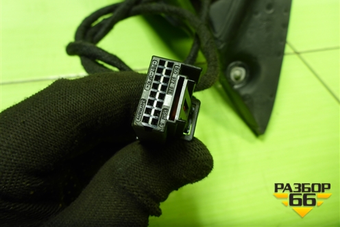 Зеркало левое электрическое (9 контактов) для Skoda Octavia (A7) с 2013г (Октавия)