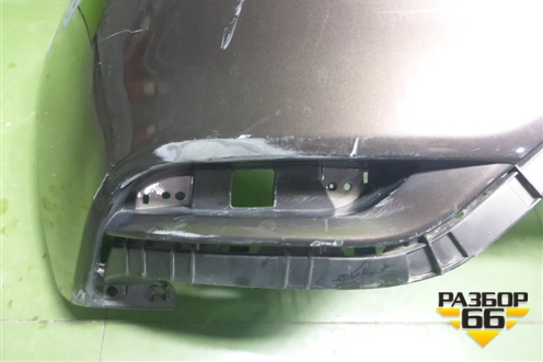 Бампер задний (после 2015г хетчбэк) (866114Y700) для Kia Rio с 2011-2016г (Рио 3)