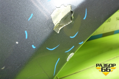 Крыло переднее левое (до 2017) для Skoda Octavia (A7) с 2013г (Октавия)