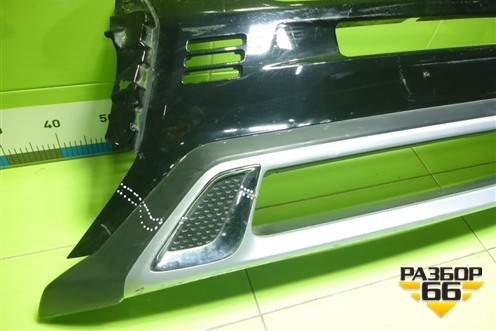 Накладка переднего бампера (после 2018г) (6405A269) для Mitsubishi Outlander с 2012-2024г (Аутлендер)