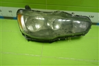 Фара правая (галоген, не оригинал) для Mitsubishi Lancer-X с 2007г (Лансер)