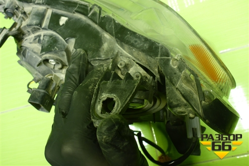 Фара правая (галоген, не оригинал) для Mitsubishi Lancer-X с 2007г (Лансер)