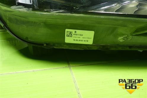 Фара правая (после 2018г Full Led) (92102D7700) для Hyundai Tucson с 2015-2022г (Туксон)