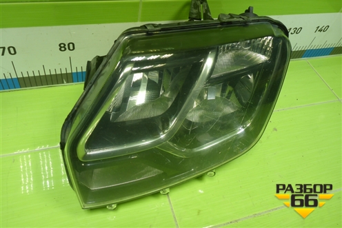 Фара левая (после 2015г галоген) (26605020R) для Renault Duster I с 2010-2021г (Дастер)
