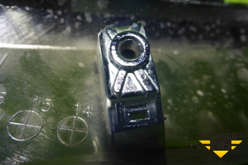 Накладка переднего бампера левая (нижняя после 2015г) (6407A143) для Mitsubishi Outlander с 2012-2024г (Аутлендер)