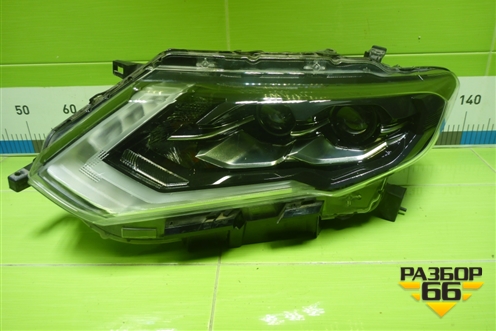 Фара левая (после 2018г Full Led) (260606FP8B) для Nissan X-Trail (Т32) с 2014г (Хтраил)