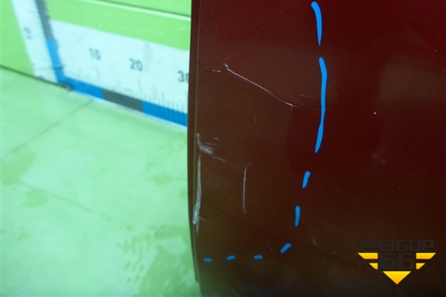 Дверь задняя левая (хетчбэк) (770034L200) для Hyundai Solaris с 2010-2016г (Солярис)