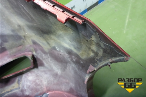 Бампер задний (до 2014г хетчбэк) (866114L200) для Hyundai Solaris с 2010-2016г (Солярис)