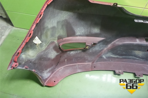 Бампер задний (до 2014г хетчбэк) (866114L200) для Hyundai Solaris с 2010-2016г (Солярис)