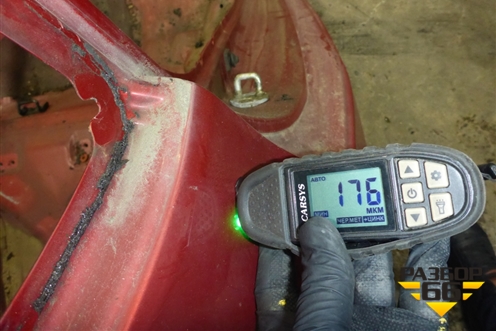 Крыло заднее правое (хетчбэк) (715044LC20) для Hyundai Solaris с 2010-2016г (Солярис)