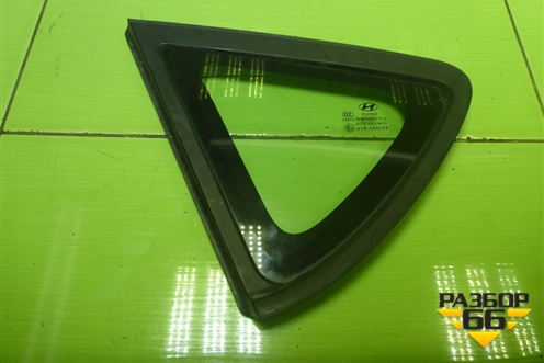 Стекло глухое левое (хетчбэк) для Hyundai Solaris с 2010-2016г (Солярис)