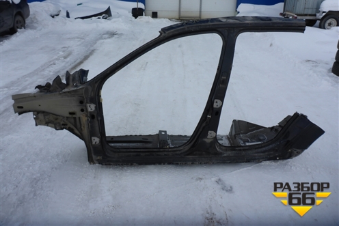 Порог со стойкой левый для Nissan Terrano с 2014г (Терано)