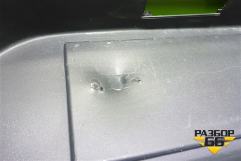 Накладка заднего бампера (до 2020г седан) (86612H0000) для Kia Rio с 2017г (Рио 4)