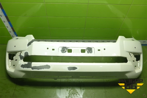 Бампер передний (после 2017г под омыватель и парктроник) (5211960N4) для Toyota Land Cruiser Prado(150) с 2009г (Ленд Крузер Прадо)