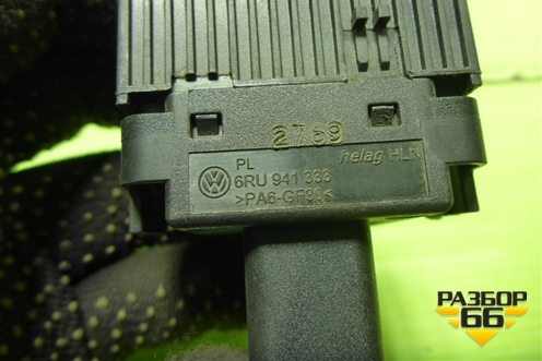 Переключатель корректора фар (6RU941333) для Volkswagen Polo (седан) с 2010г (Поло)