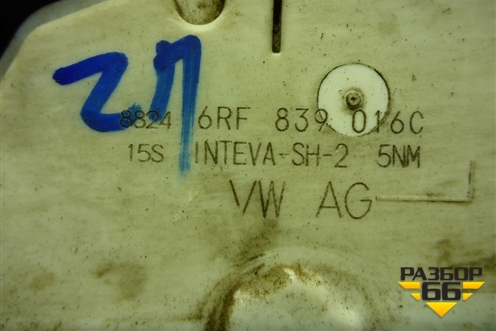 Замок двери задней правой (6RF839016C) для Volkswagen Polo (седан) с 2010г (Поло)