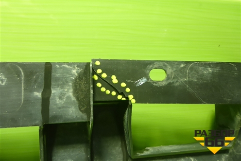 Пыльник переднего бампера центральный (после 2018г) (626604СL0B) для Nissan X-Trail (Т32) с 2014г (Хтраил)