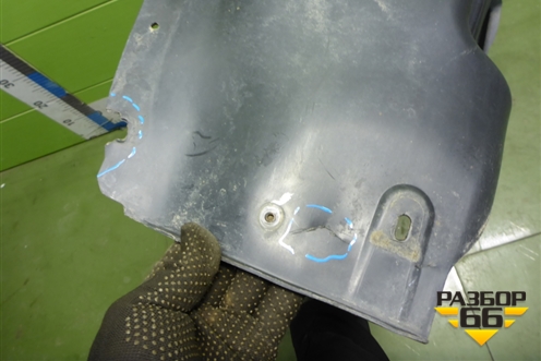 Локер задний левый (6RU810971A) для Volkswagen Polo (седан) с 2010г (Поло)