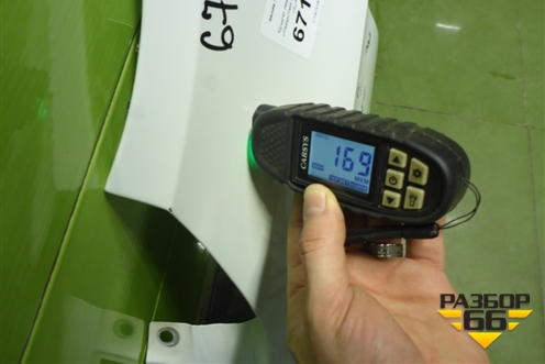 Крыло переднее левое без отверстия под повторитель (5JA821021) для Skoda Rapid с 2013г (Рапид)