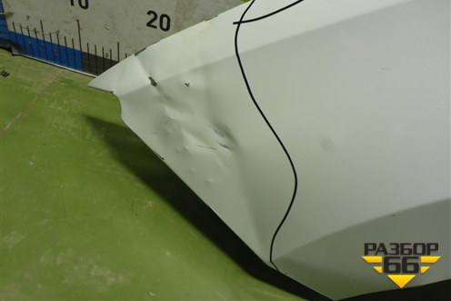 Крыло переднее левое без отверстия под повторитель (5JA821021) для Skoda Rapid с 2013г (Рапид)