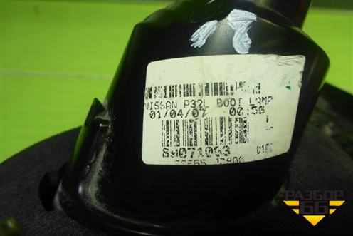 Фонарь задний внутренний левый (до 2010г) (89071063) для Nissan Qashqai (J10E) с 2006-2013г (Кашкай)