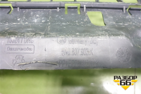 Юбка переднего бампера (внедорожный) (5N0807903K) для Volkswagen Tiguan с 2011-2016г (Тигуан)