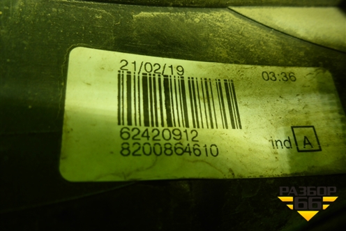 Фонарь задний правый (8200864610) для VAZ Largus/Ларгус с 2012-2024г