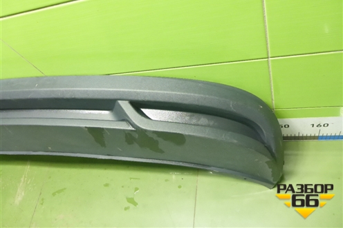 Юбка заднего бампера (60U807521) для Skoda Rapid с 2020г (Рапид)