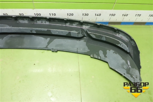 Юбка заднего бампера (60U807521) для Skoda Rapid с 2020г (Рапид)