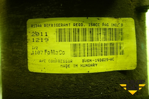 Компрессор кондиционера (BV6N19D629AC) для Ford Focus 3 с 2011г (Фокус)