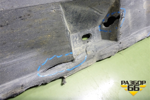 Накладка на порог наружная левая (BM51A10155A) для Ford Focus 3 с 2011г (Фокус)