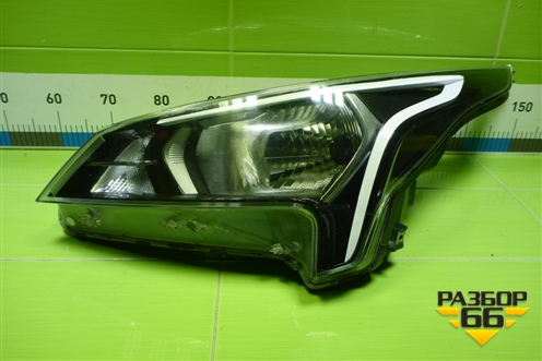 Фара левая (после 2020г галоген) (92101H0500) для Kia Rio с 2017г (Рио 4)