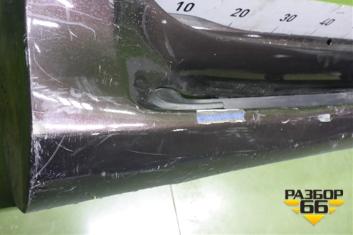 Накладка на порог наружная левая на подножку (5177460210) для Lexus GX-460 с 2009г (ГХ)