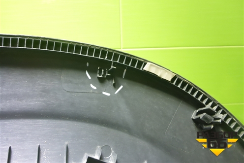 Накладка переднего крыла левого (5512511BU401) для Changan Hunter Plus с 2020-2025г (Хантер Плюс)