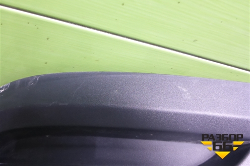 Юбка заднего бампера (60U807521A) для Skoda Rapid с 2020г (Рапид)