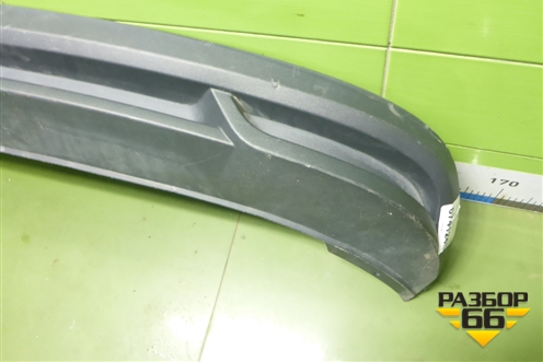 Юбка заднего бампера (60U807521A) для Skoda Rapid с 2020г (Рапид)