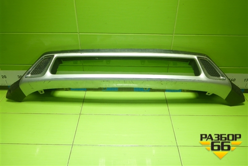 Накладка переднего бампера нижняя (после 2018г нижняя) (6405A269) для Mitsubishi Outlander с 2012-2024г (Аутлендер)