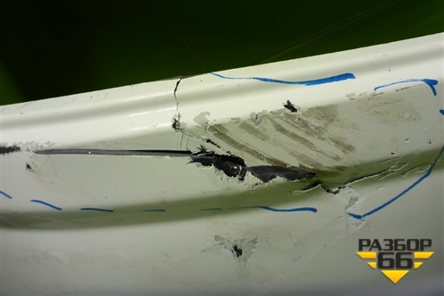 Бампер передний левая часть  (81416105825) для MAN TGX с 2007г (ТГХ)