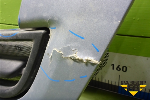 Накладка переднего бампера центральная  (DZ9X259620011) для Shacman (shaanxi) X6000 (Х6000)