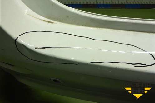 Бампер задний (под парктроник) (2804101BS01) для Changan Alsvin с 2018г (Алсвин)