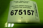 Обшивка двери передней правой под электрику (82340D7010) для Hyundai Tucson с 2015-2022г (Туксон)