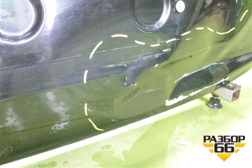 Дверь багажника без стекла для Renault Duster I с 2010-2021г (Дастер)