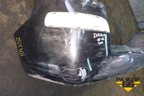 Бампер задний для Opel Zafira B с 2005-2012г (Зафира Б)
