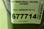 Капот (6608039125C15) для Geely Cityray с 2024-2025г (Ситирей)