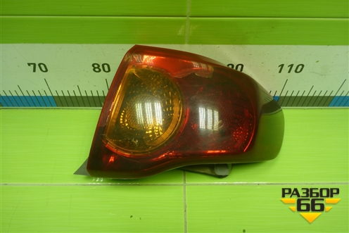 Фонарь задний наружный правый (до 2010г) (8156112A10) для Toyota Corolla (E15) с 2006-2013г (Королла 150)