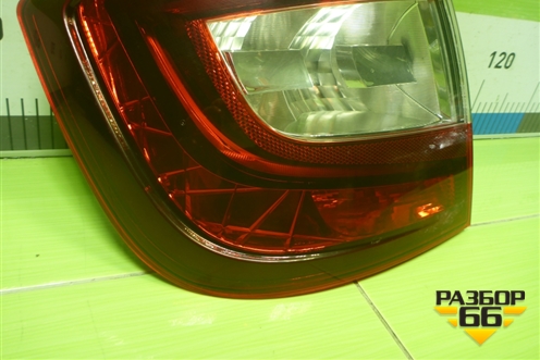 Фонарь задний левый (после 2017г) (5JH945207) для Skoda Rapid с 2013г (Рапид)